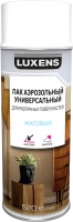 Лак аэрозольный алкидный Luxens матовый бесцветный 520 мл