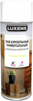 Лак аэрозольный алкидный Luxens сатинированный бесцветный 520 мл