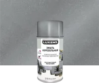 Эмаль аэрозольная декоративная Luxens сатинированная металлик цвет серебристый 210 мл