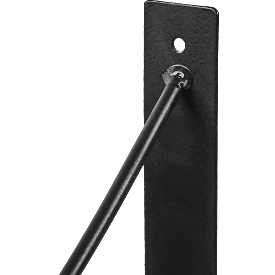 Крючок для подвесных кашпо 35 см, цвет чёрный