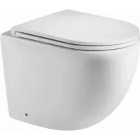 Безободковый приставной унитаз Teymi Lina HD T40104