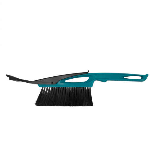 Щётка-сметка для снега со скребком Sparta 400 мм цвет бирюзовый
