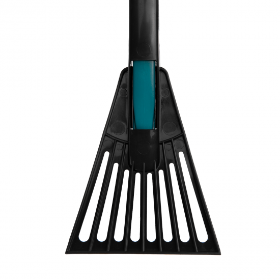 Щётка-сметка для снега со скребком Sparta 400 мм цвет бирюзовый
