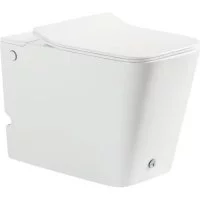 Безободковый напольный приставной унитаз Santi Line SL-5033