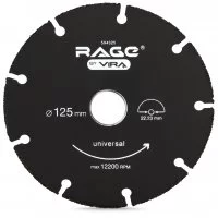 Диск отрезной универсальный тип 41 Rage 125x22.2x1 мм