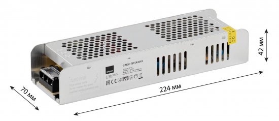 Блок питания для светодиодов Apeyron 24 В 300 Вт