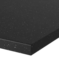 Столешница Найт 240x60x2 см искусственный камень цвет чёрный