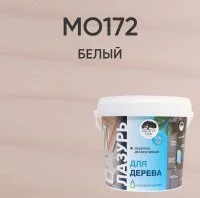Лазурь для дерева Mighty Oak белая 0.9 л