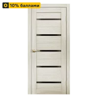 Дверь межкомнатная глухая Artens Дукато горизонтальная 80x200 см Hardflex цвет бора с замком и петлями