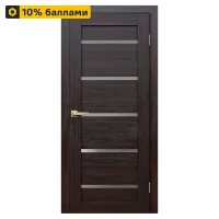 Дверь межкомнатная глухая Artens Дукато горизонтальная 80x200 см Hardflex цвет акация с замком и петлями