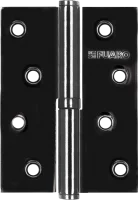 Петля дверная разъемная левая S100413-BN/BL, 100x75 мм сталь цвет чёрный