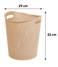 Корзина для бумаг Svip Soul 13 л цвет кофейный