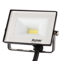 Прожектор светодиодный уличный Ritter Profi 53405 5 10 Вт 1000 Лм 180-240В холодный белый свет 6500К IP65 черный