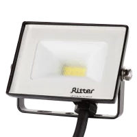 Прожектор светодиодный уличный Ritter Profi 53405 5 10 Вт 1000 Лм 180-240В холодный белый свет 6500К IP65 черный