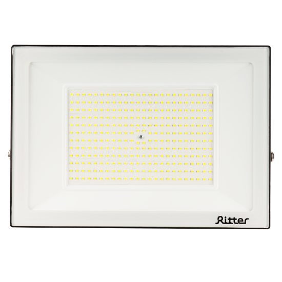 Прожектор светодиодный уличный Ritter Profi 53412 3 200 Вт 20000 Лм 180-240В холодный белый свет 6500К IP65 черный