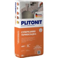 Термостойкий раствор для кладки печей и каминов PLITONIT СуперКамин