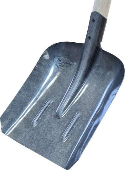 Лопата совковая Павловская заря рельсовая сталь с черенком