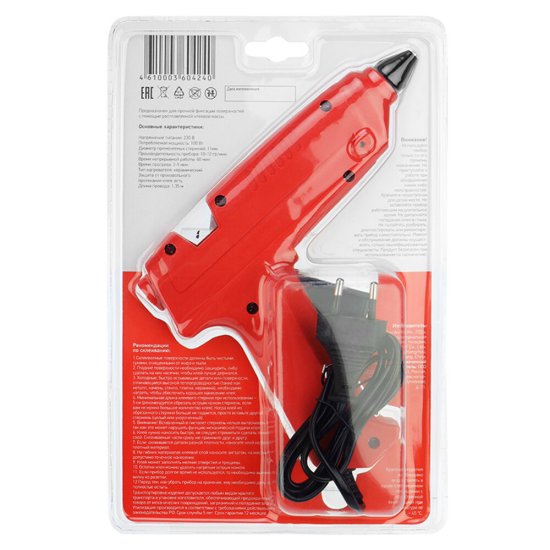 Пистолет клеевой электрический Rexant 100 Вт (12-0105)