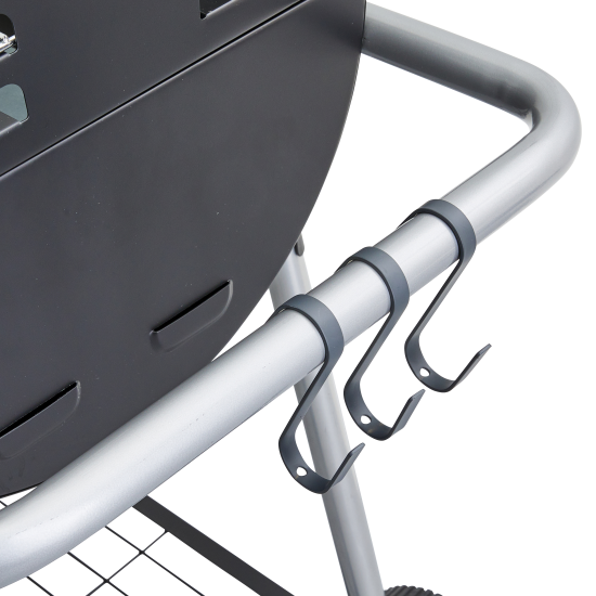 Гриль угольный передвижной Naterial Icarus Alpha 59x110x92 см