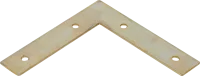 Оконный уголок NAZ 100x100x20x1.5 мм желтый цинк