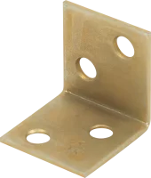 Уголок мебельный KSZ 25x25x25x1.5 желтый цинк
