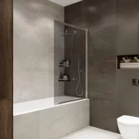 Шторка на ванну Mebelvann Slide Open 1500x900