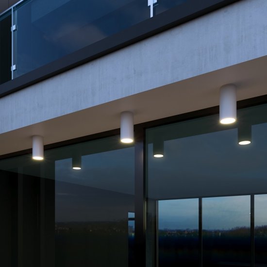 Светильник светодиодный садово-парковый накладной Elektrostandard Light LED белый 110 мм 4000К 4 Вт IP65 (35129/H)