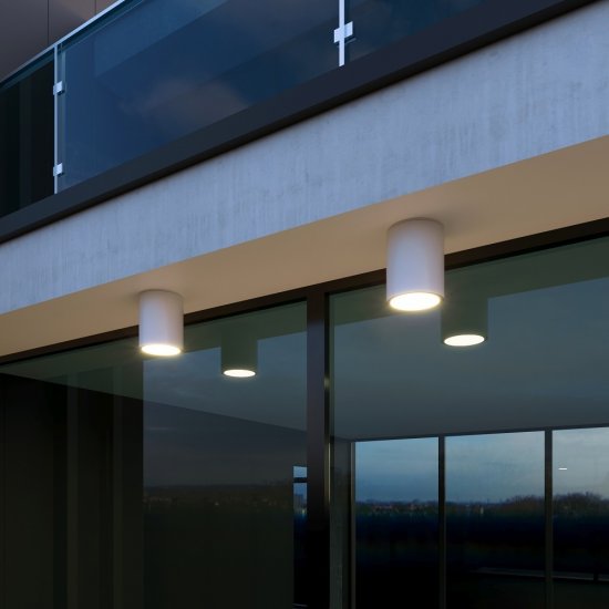 Светильник светодиодный садово-парковый накладной Elektrostandard Light LED белый 110 мм 4000К 7 Вт IP65 (35131/H)