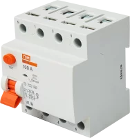 УЗО Tdm Electric ВД1-63 4P 100 A 300 мА 4.5 кА AC SQ0203-0049