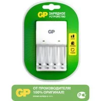 Зарядное устройство GP kb01cs для заряда перезаряжаемых элементов питания типоразмера аа и ааа