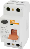 УЗО Tdm Electric ВД1-63 2P 40 A 300 мА 4.5 кА AC SQ0203-0012