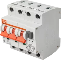Дифференциальный автомат Tdm Electric АВДТ-63 3P N C16 A 30 мА 6 кА AС SQ0202-0017