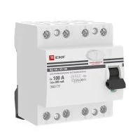 УЗО EKF PROxima ВД-100 4P 100 A 300 мА 4.5 кА AC elcb-4-100-300-em-pro