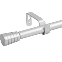 Карниз однорядный раздвижной Pommel 160-300 см металл цвет серебро