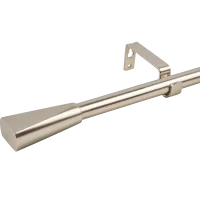 Карниз однорядный раздвижной Inspire Грани d16/19 мм 160-300 см металл цвет никель