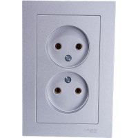 Двухместная розетка Systeme Electric ATLAS DESIGN