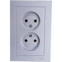 Двухместная розетка Systeme Electric ATLAS DESIGN