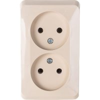 Двухместная розетка Systeme Electric Этюд