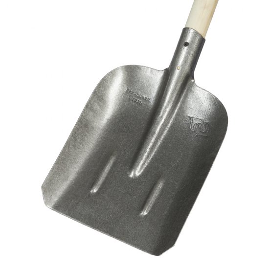 Лопата совковая ЛСП2 рельсовая сталь с деревянным черенком 800 мм (97252)