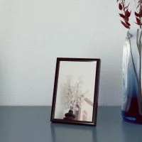 Зеркало декоративное настольное Inspire Lila прямоугольное 11x16 см цвет черный