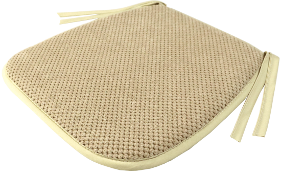 Галета для стула Linen Way Цитус 38/27x40x3 см цвет бежевый