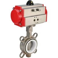 Дисковый затвор DN.ru 316L-316L-PTFE