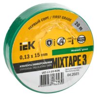 Изолента пвх IEK UIZ-13-10-K06