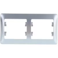 Горизонтальная двухпостовая рамка Systeme Electric GLOSSA