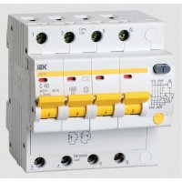 Дифференциальный автомат IEK АД-14 4п, C, 40А, 30мА
