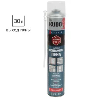Пена монтажная бытовая Kudo Praktik 30 всесезонная 450 мл