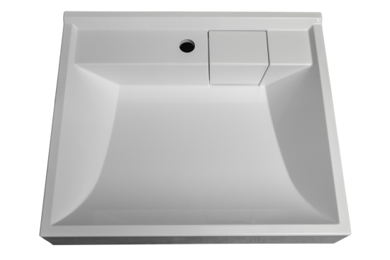 Раковина Mira на стиральную машину 60 см литьевой мрамор