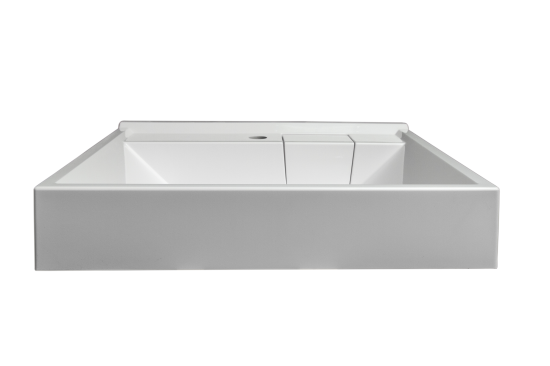 Раковина Mira на стиральную машину 60 см литьевой мрамор