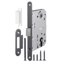 Межкомнатный замок под цилиндр Fuaro PLASTIC P85C-50 GR