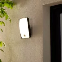 Светильник уличный светодиодный Inspire Algoa 11.8 Вт IP54 с датчиком движения цвет серый накладной